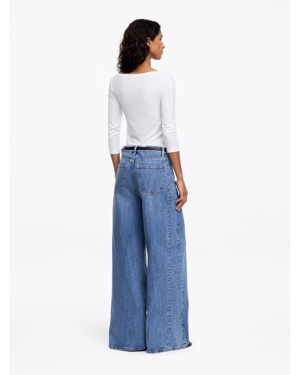 ARKET White Boat-Neck Top