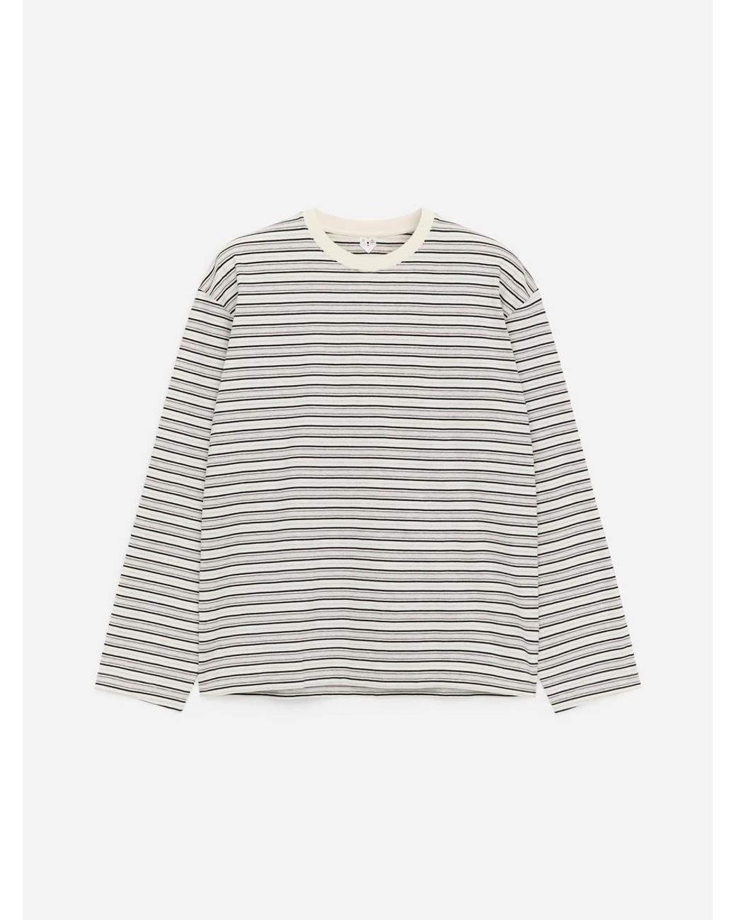 ARKET White Relaxed Long-Sleeve T-Shirt for men