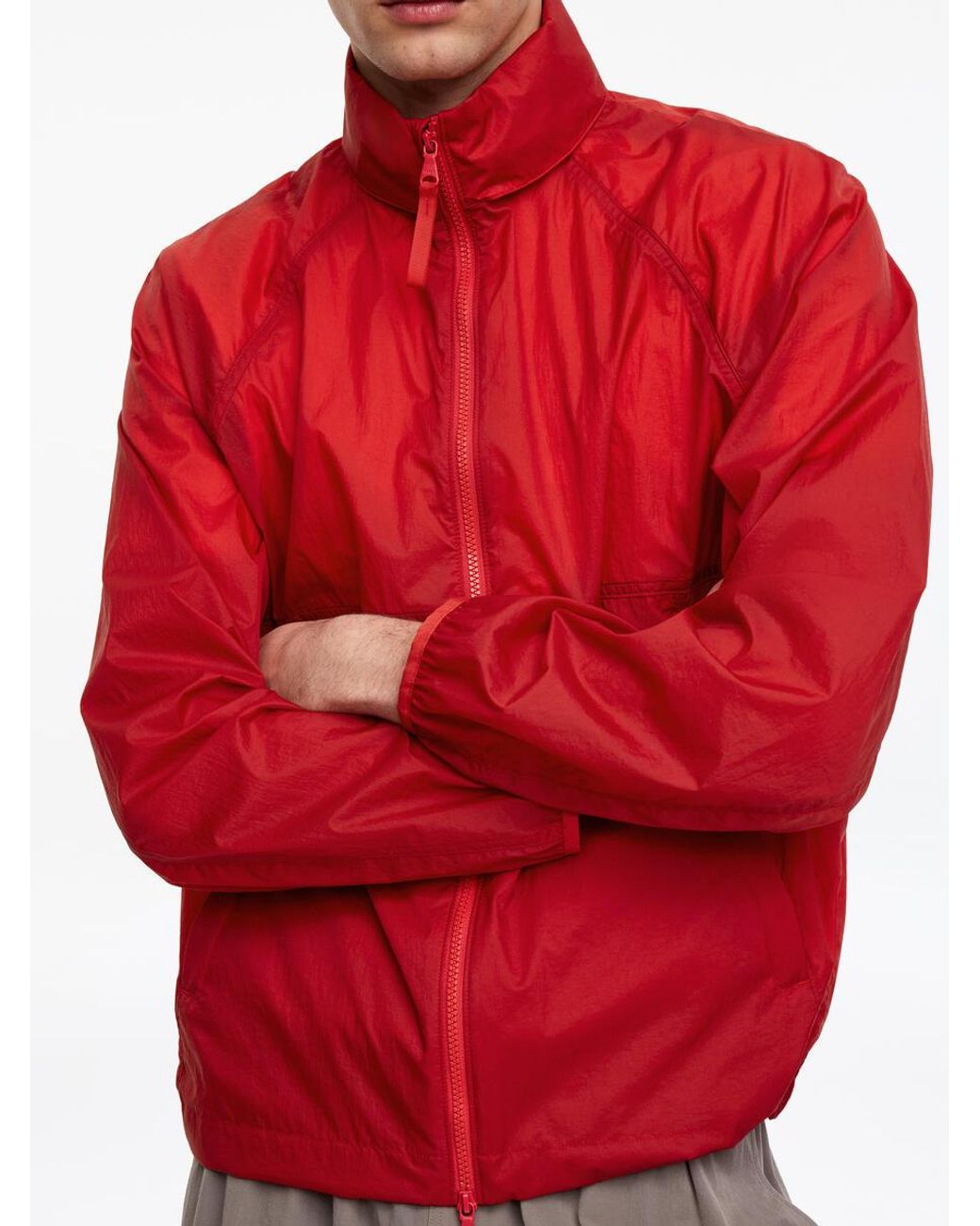 ARKET Red Active Windbreaker for men