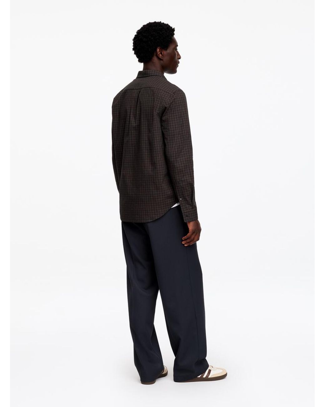 ARKET Black Regular Twill Shirt for men