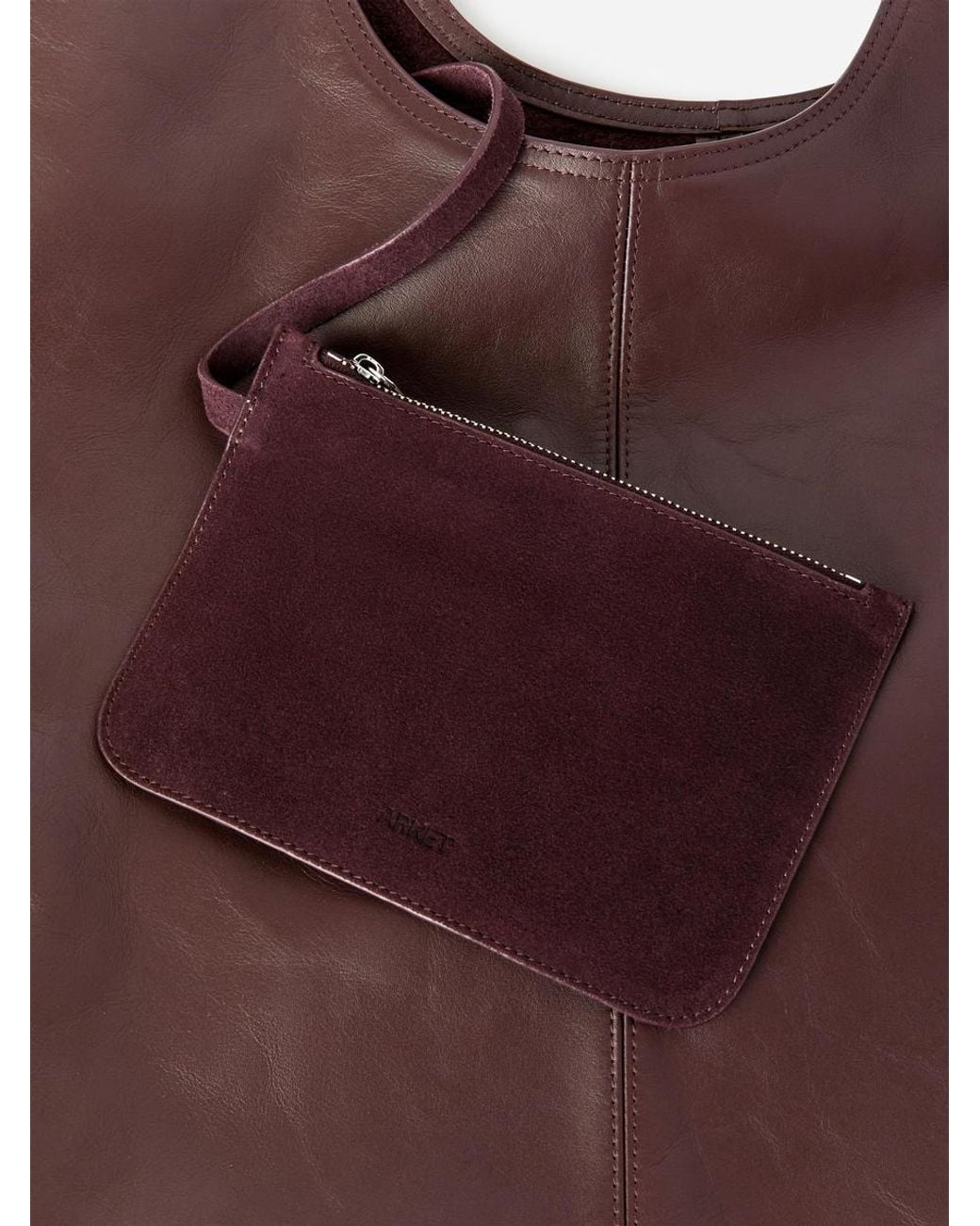 ARKET Natural Slouchy Leather Bag