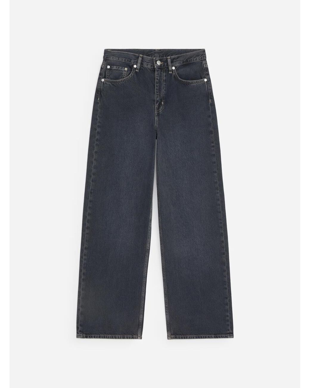 ARKET Blue Coral Wide Jeans