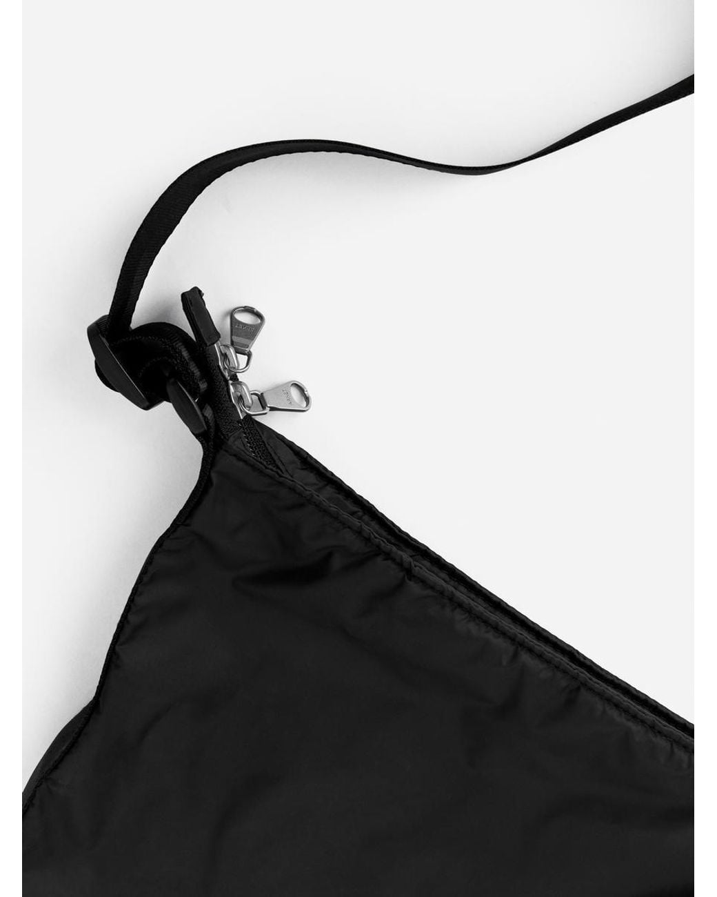 ARKET Black Packable Small Messenger Bag for men