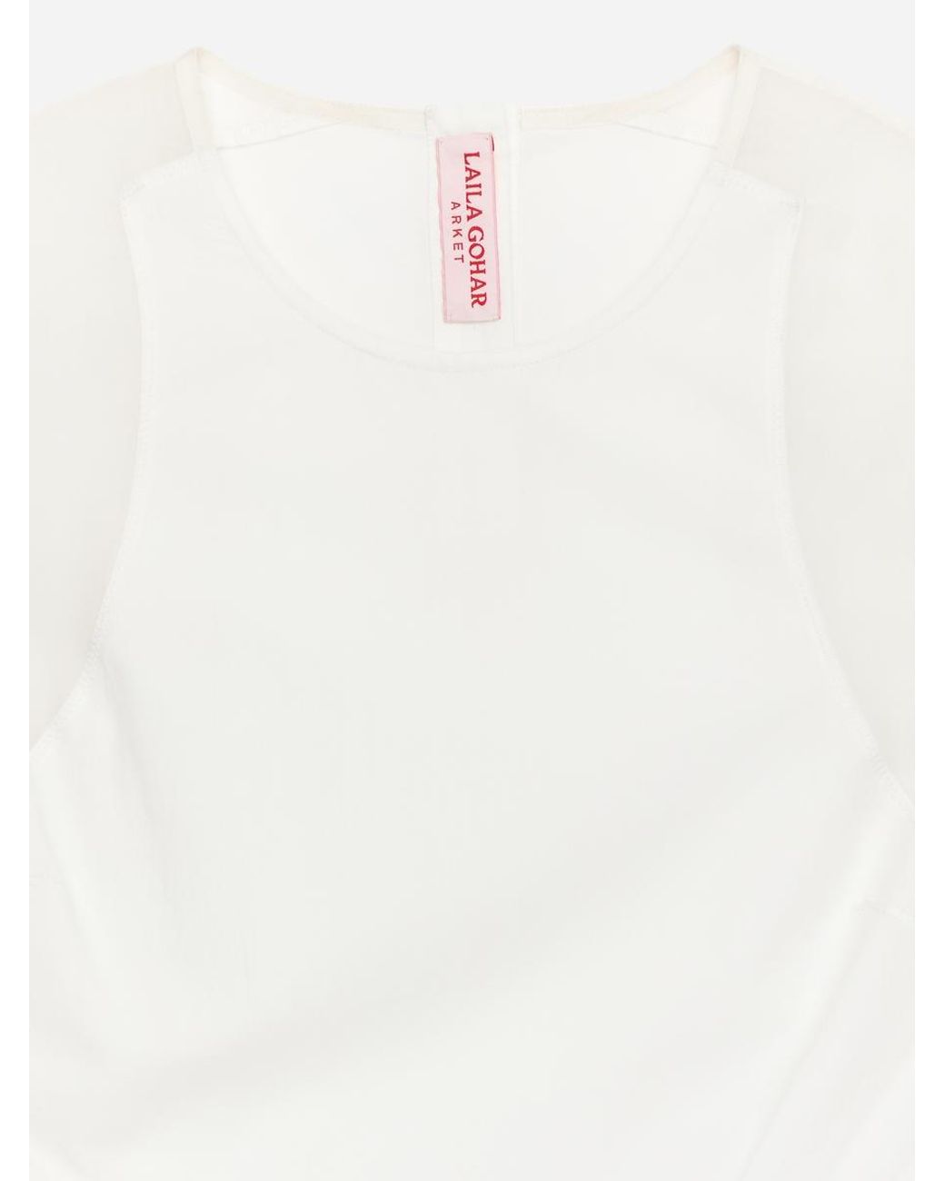 ARKET White And Laila Gohar Apron Dress