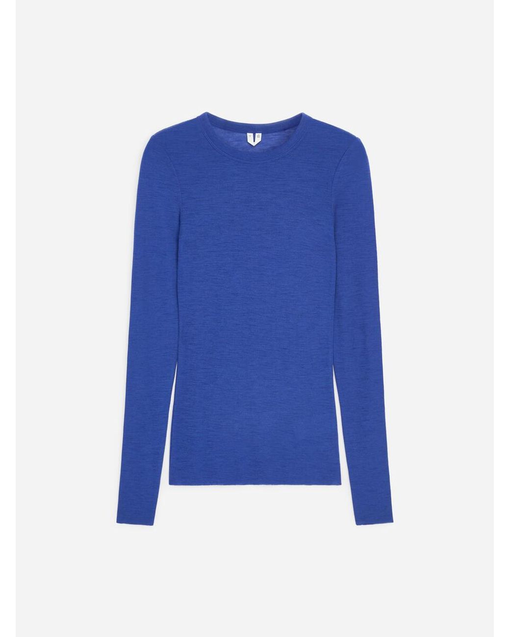 ARKET Blue Long-Sleeved Merino Top