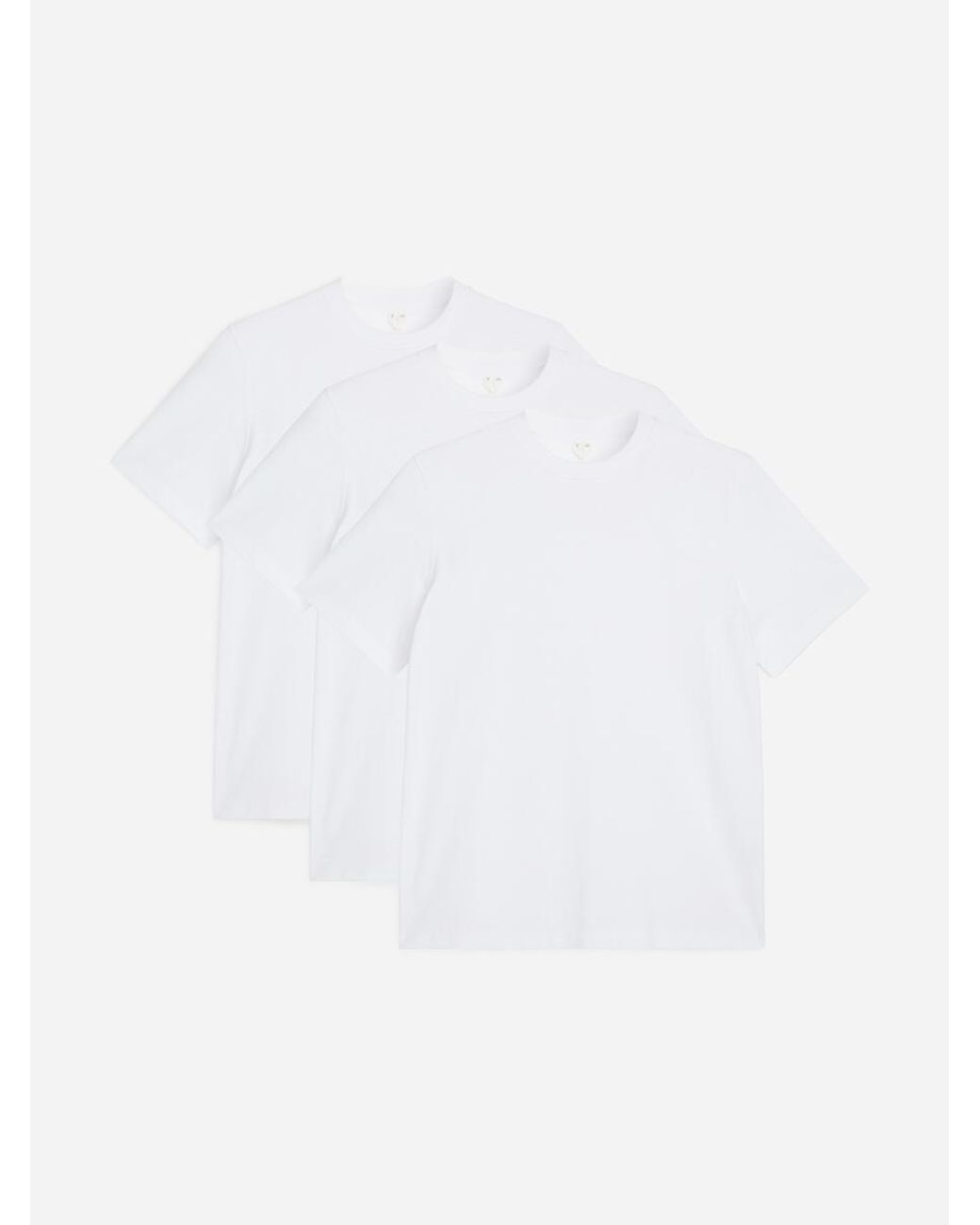 ARKET White Archive T-Shirt, Set Of 3 for men