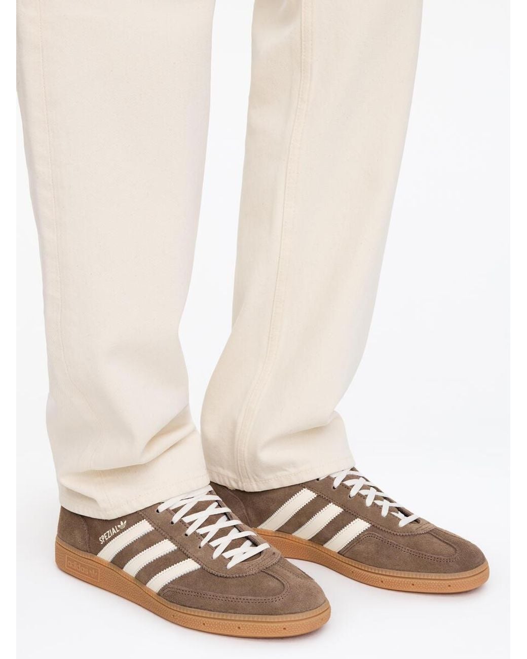 Adidas White Handball Spezial Trainers for men