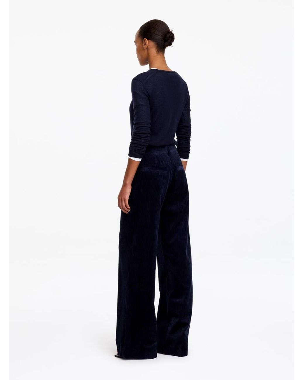 ARKET Blue Corduroy Trousers