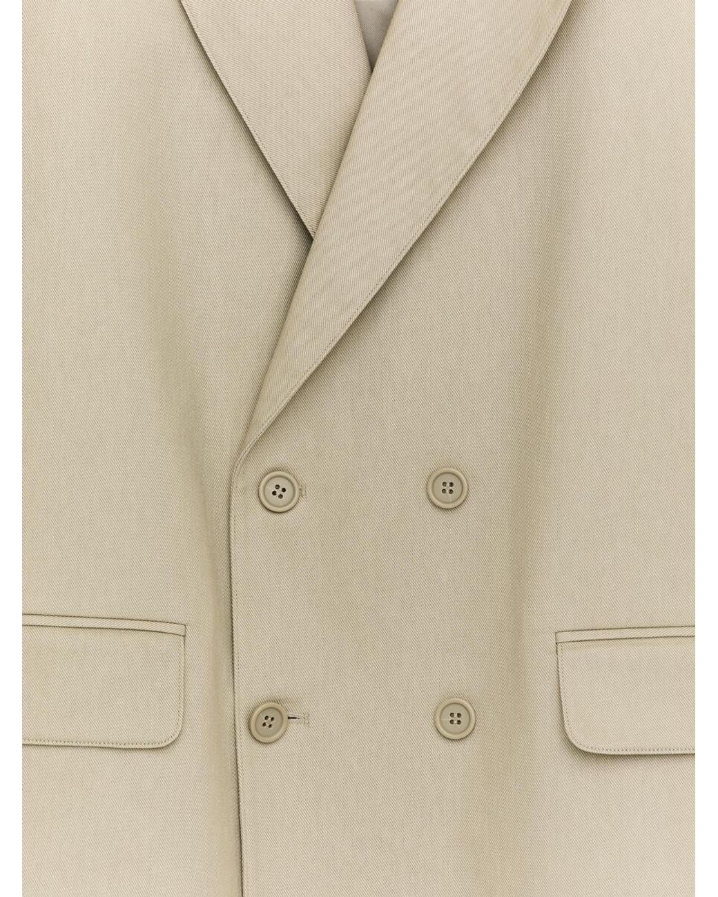 ARKET Natural Double-Breasted Blazer for men