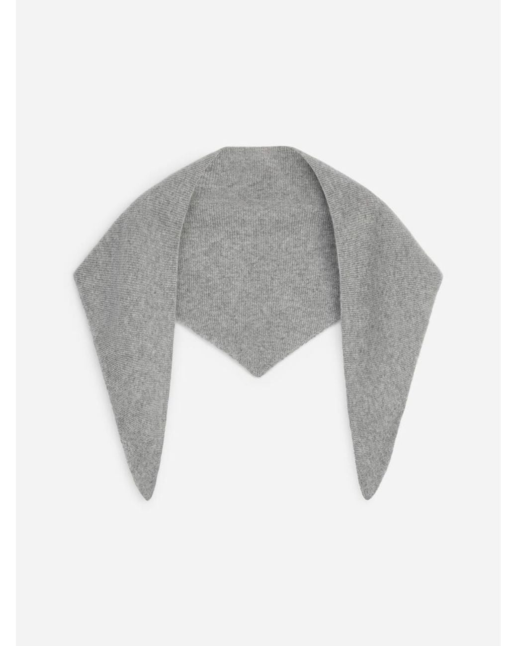 ARKET Blue Cashmere Triangle Scarf for men