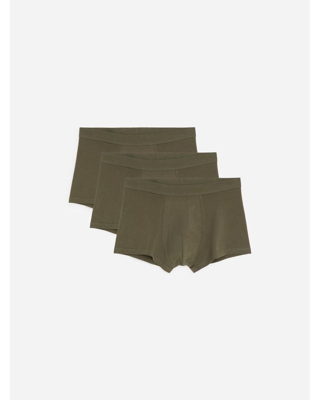 ARKET Green Jersey Trunks Set Of 3 for men