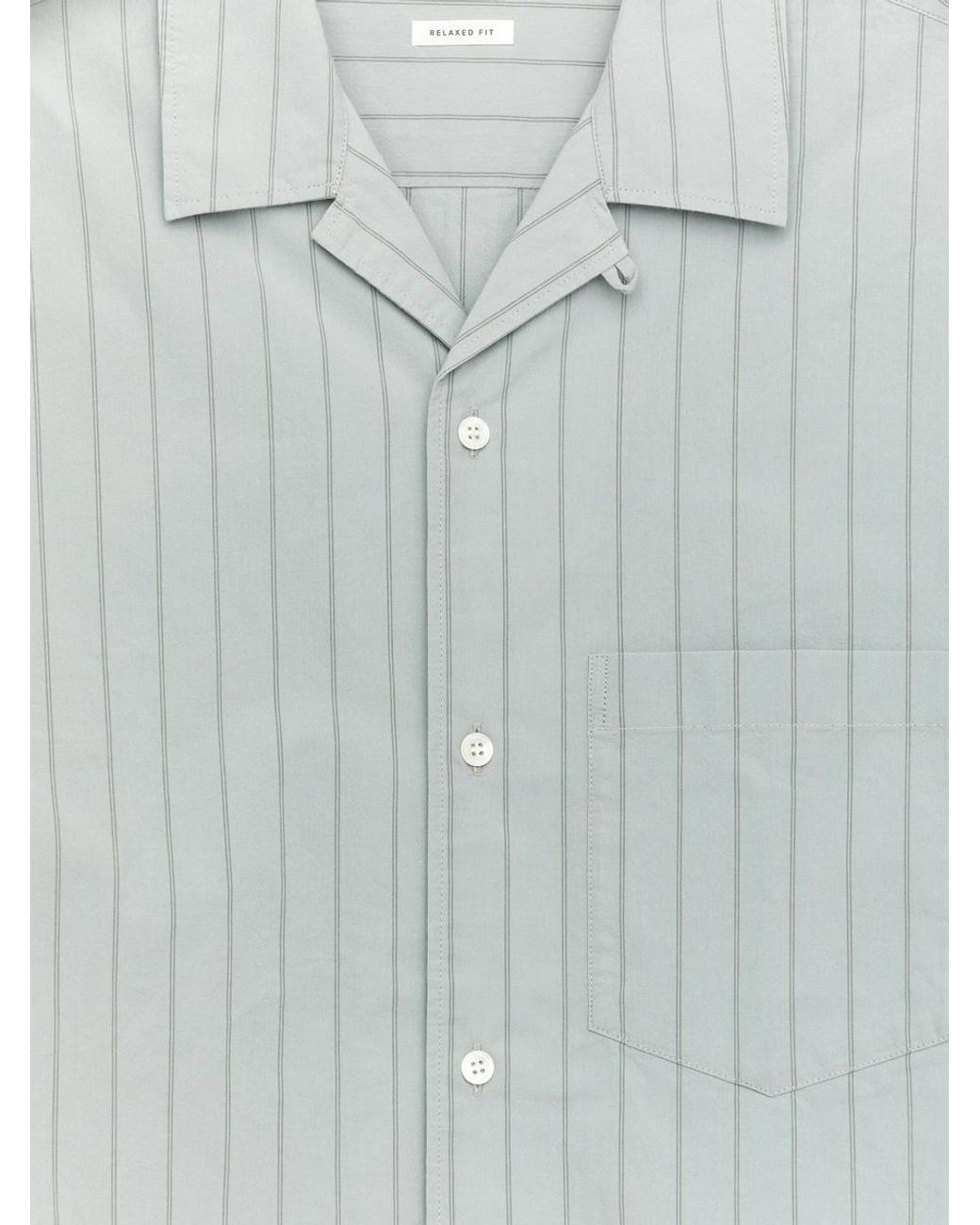 ARKET White Cotton Resort Shirt for men