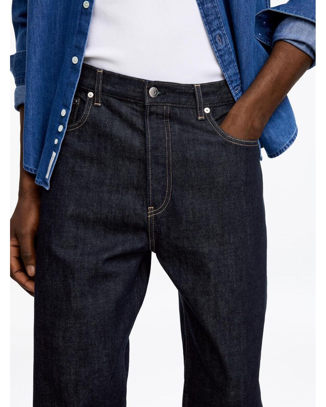 ARKET Blue Mist Wide Jeans for men
