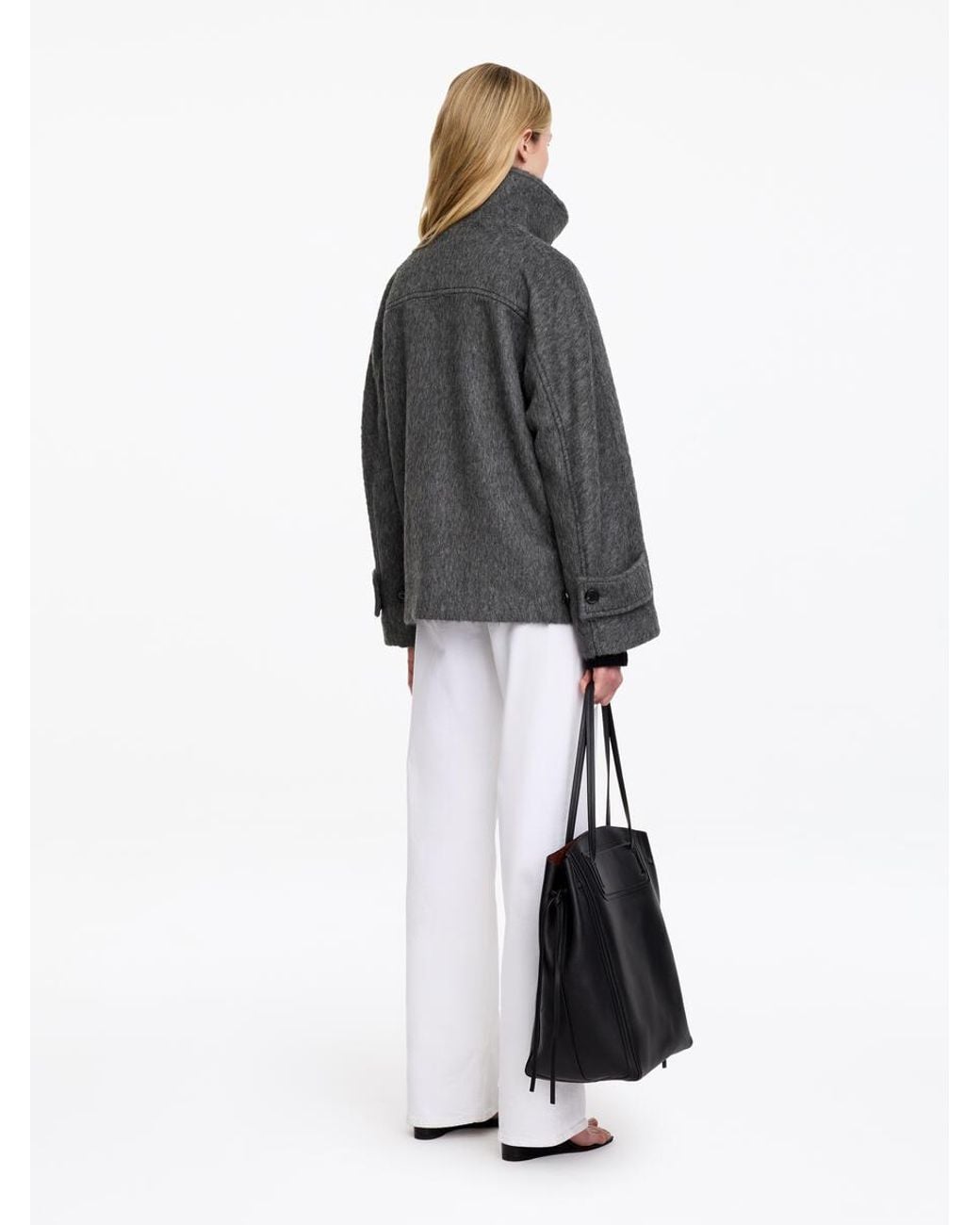 ARKET Gray Wool-Alpaca Blend Jacket