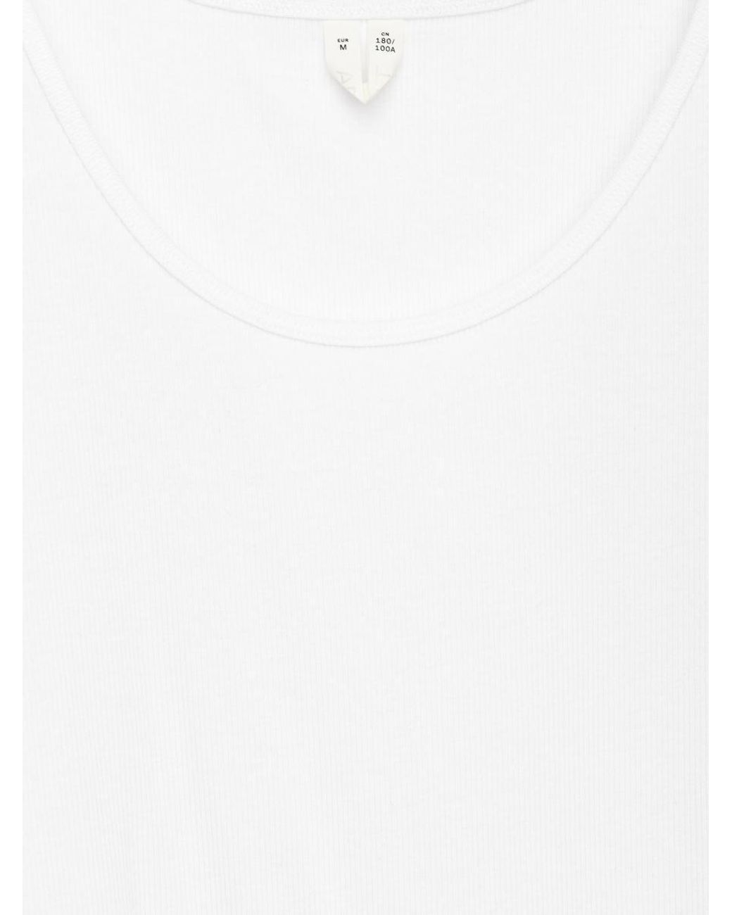 ARKET White Ribbed Tank Top for men