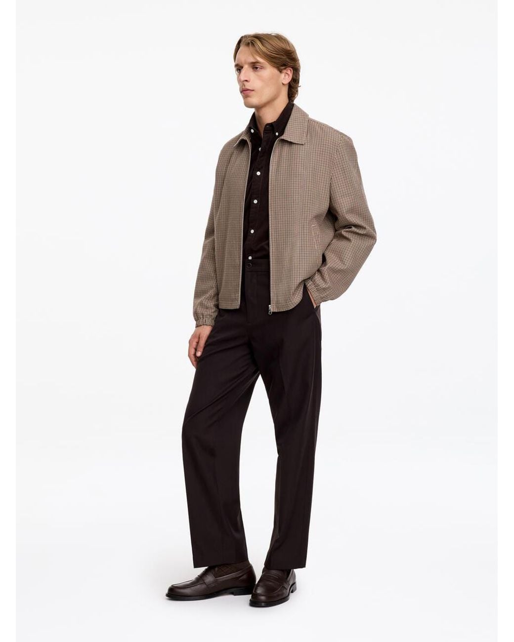 ARKET Black Needlecord Cotton Shirt for men