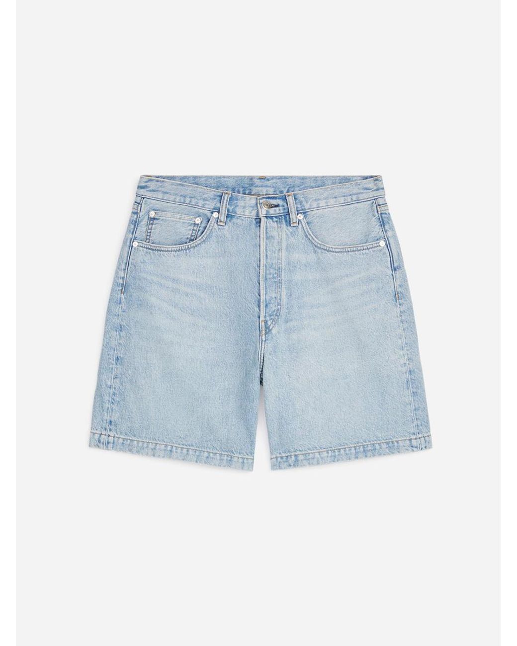 ARKET Blue Relaxed Denim Shorts for men