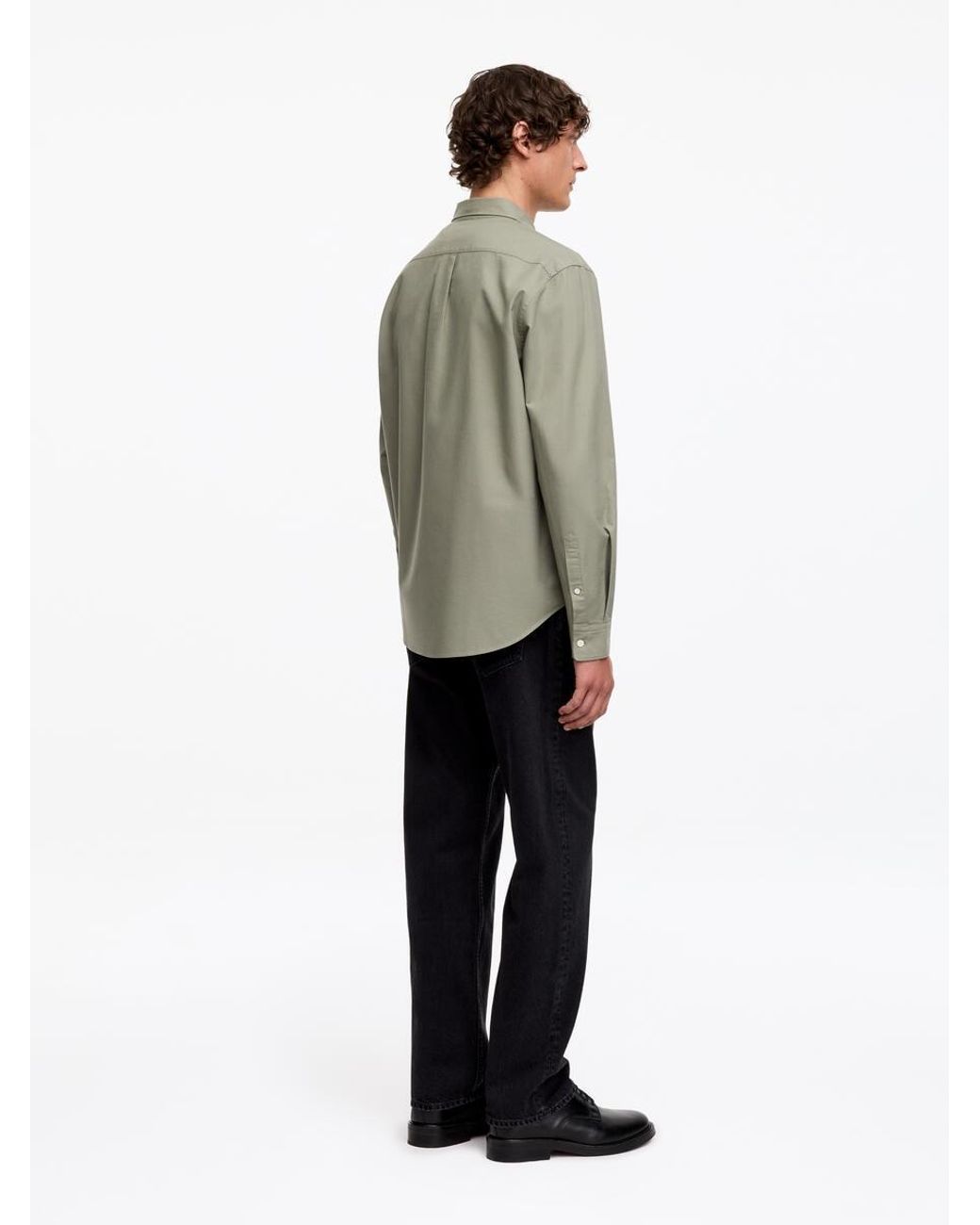 ARKET Gray Regular Oxford Shirt for men