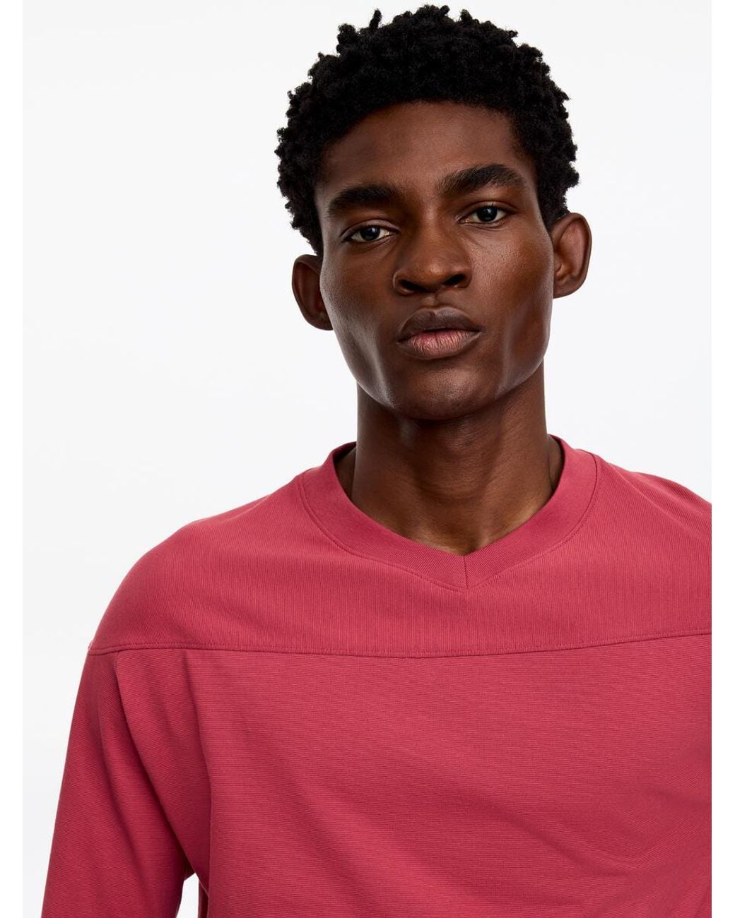 ARKET Red Athletic Jersey for men