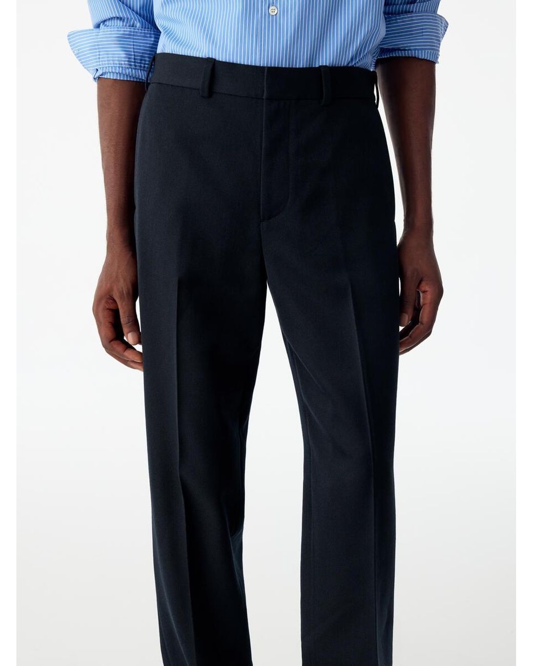 ARKET Blue Slim Wool Trousers for men