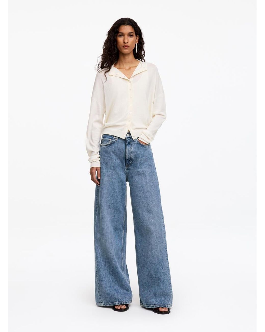 ARKET Blue Wide Jeans