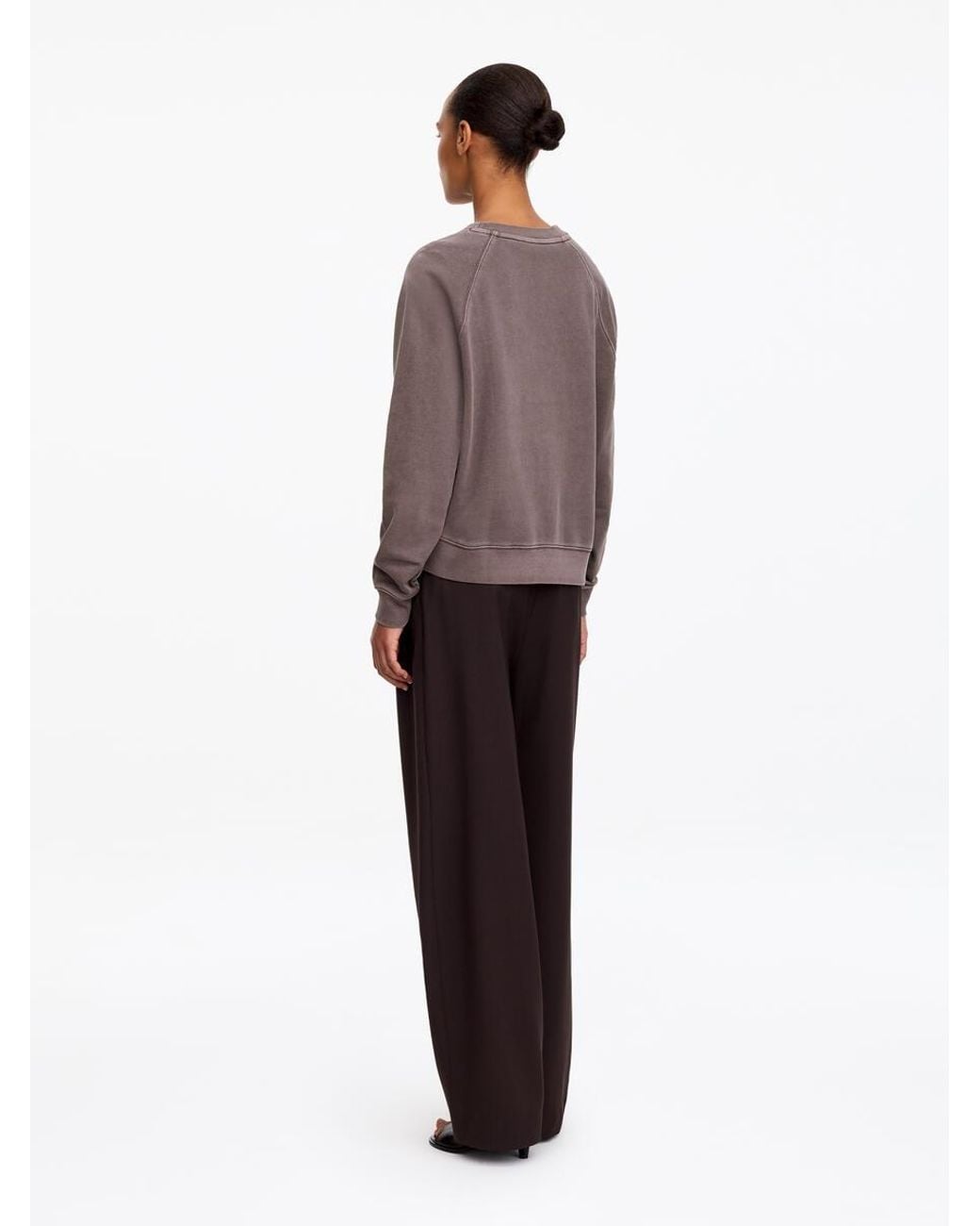 ARKET Gray Cotton Terry Sweatshirt