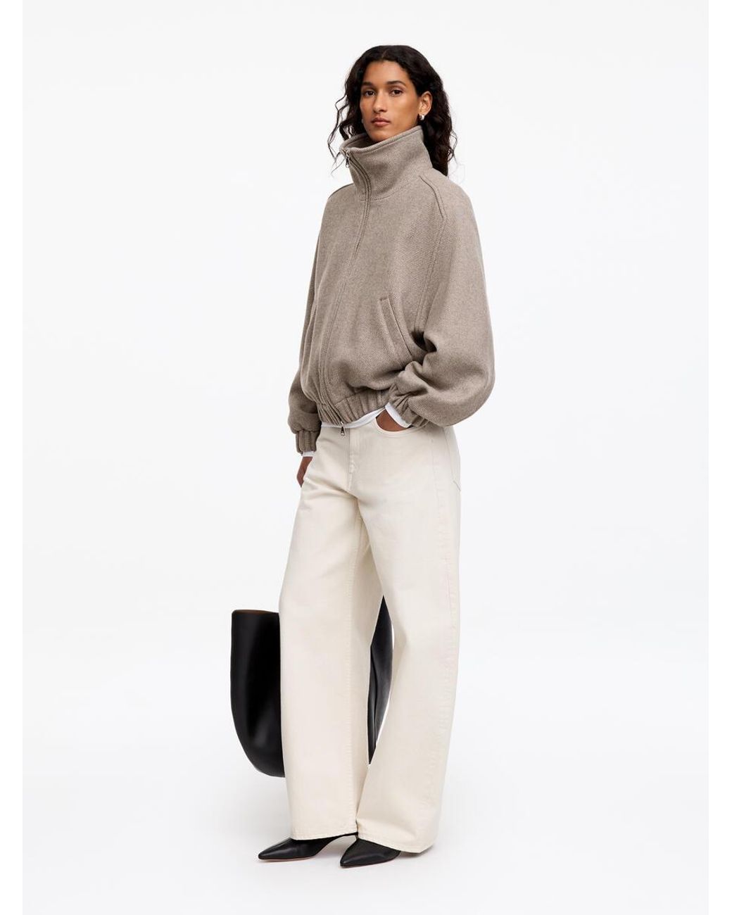 ARKET White Wool-Blend Jacket
