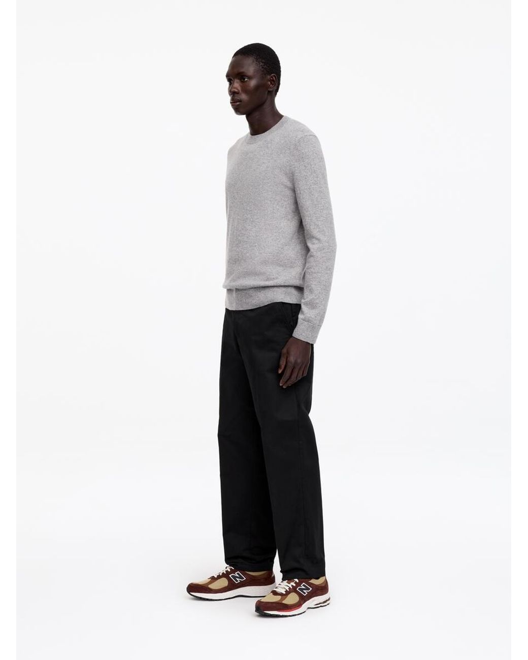 ARKET Black Relaxed Chinos for men