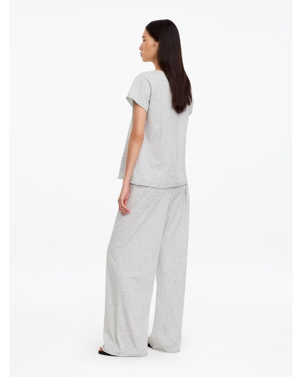 ARKET White Rolled-Edge T-Shirt