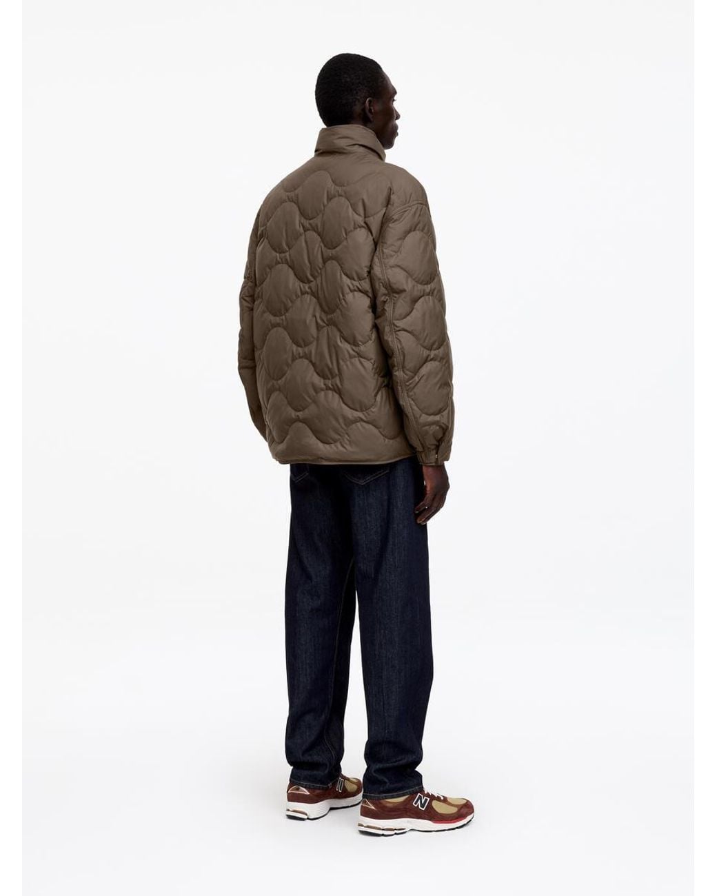 ARKET Natural Quilted Down Jacket for men