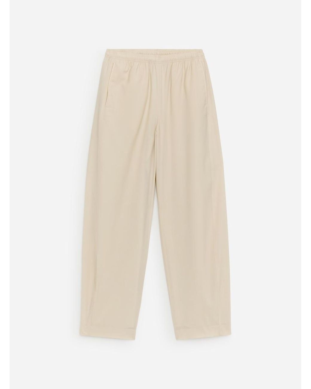 ARKET White Relaxed Trousers