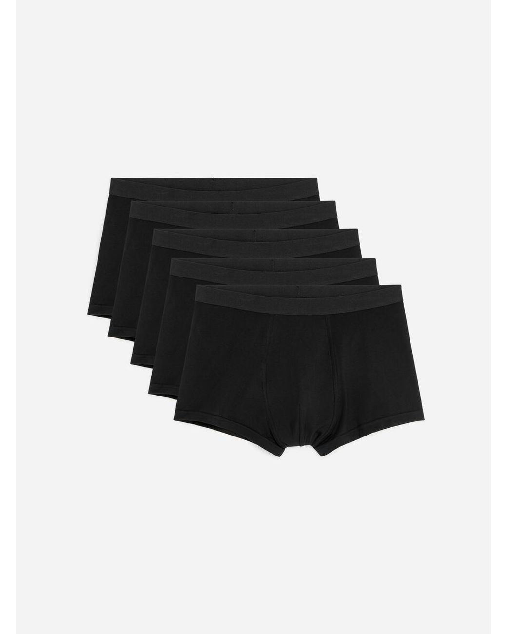 ARKET Black Jersey Trunks Set Of 5 for men