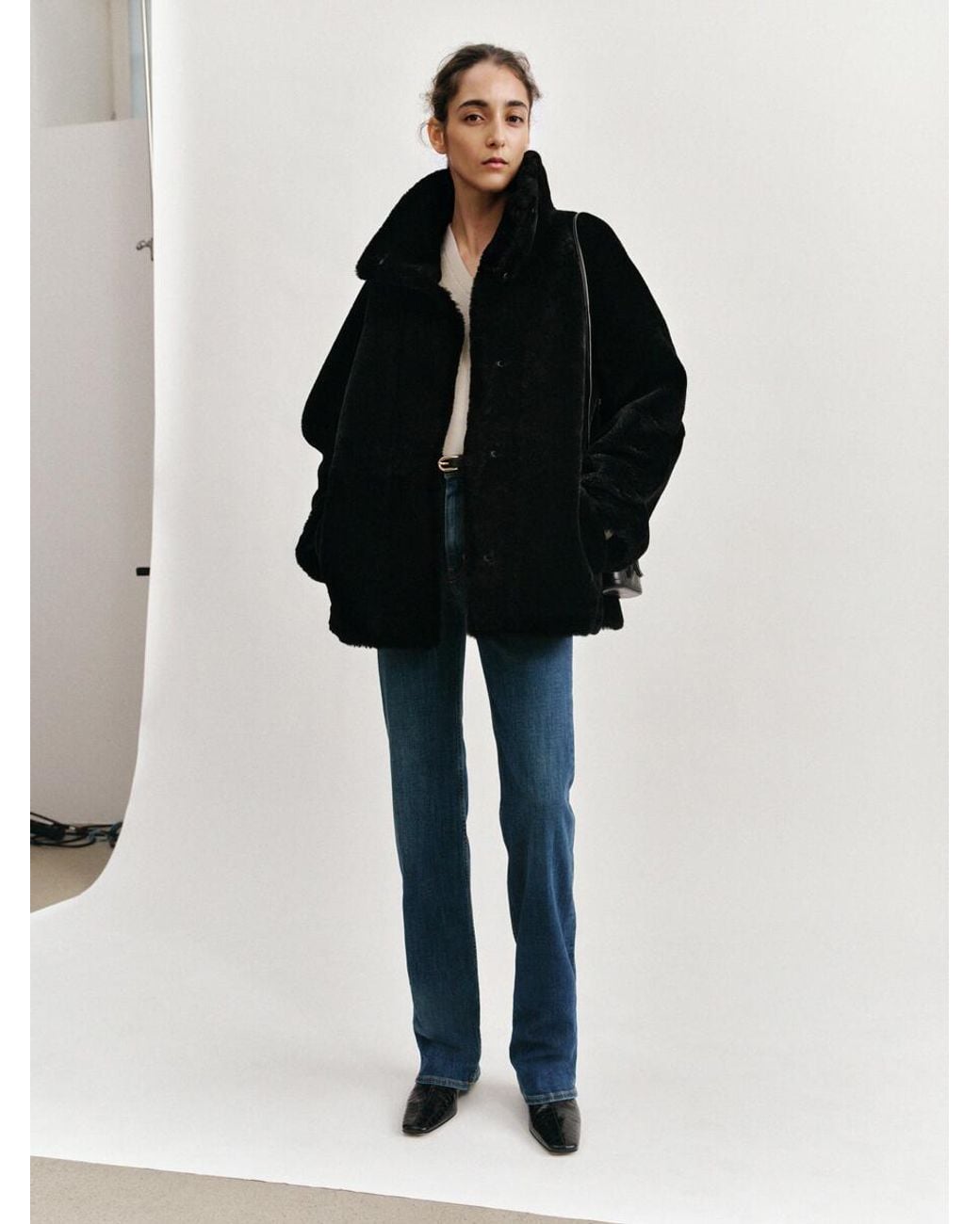 ARKET Blue Linden Bootcut Jeans