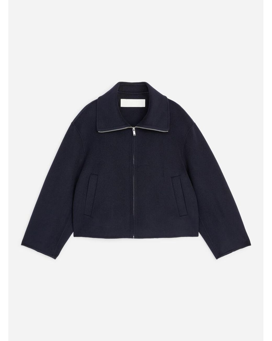 ARKET Blue Double-Faced Wool-Blend Jacket