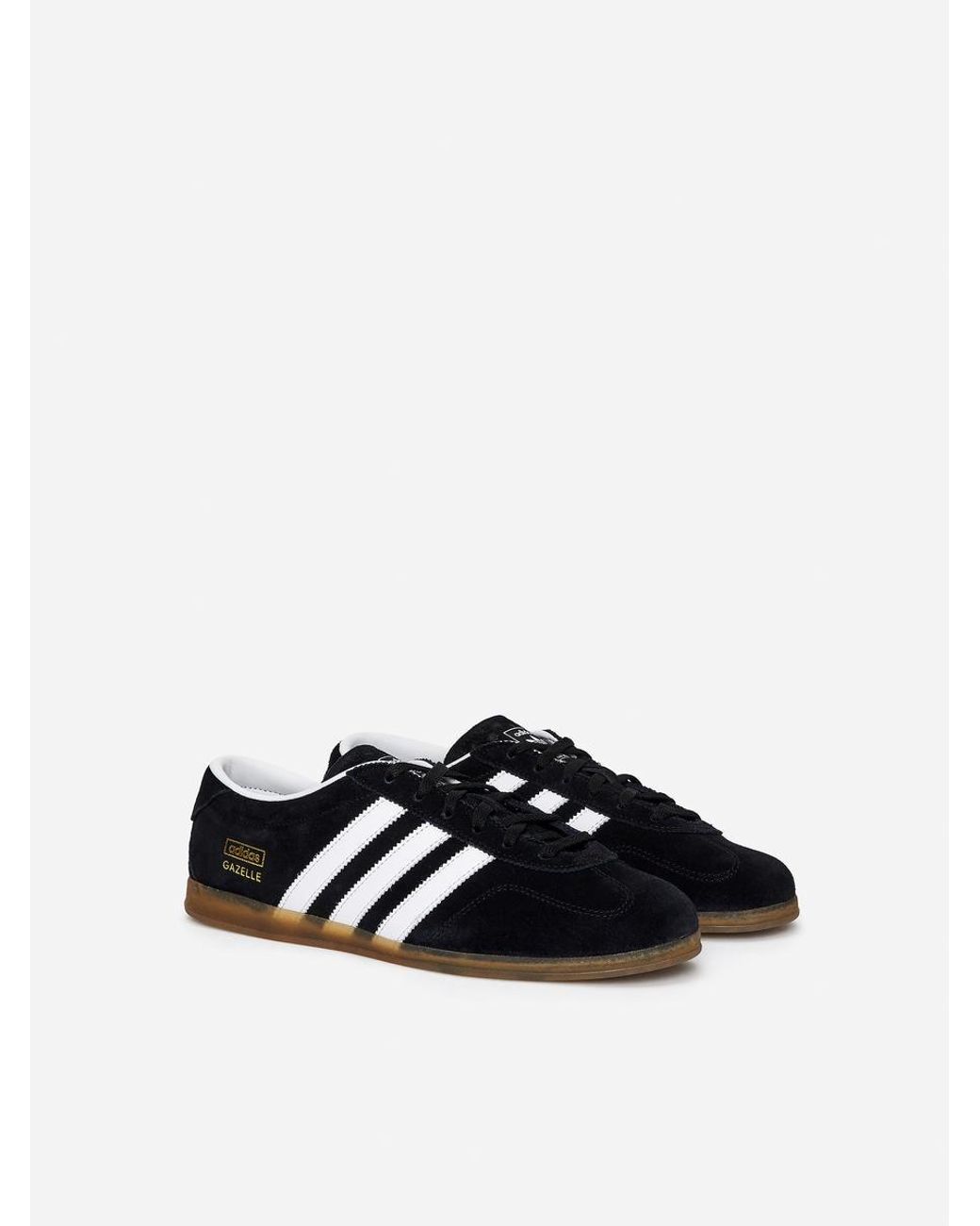 Adidas Black Gazelle Lo Pro Trainers