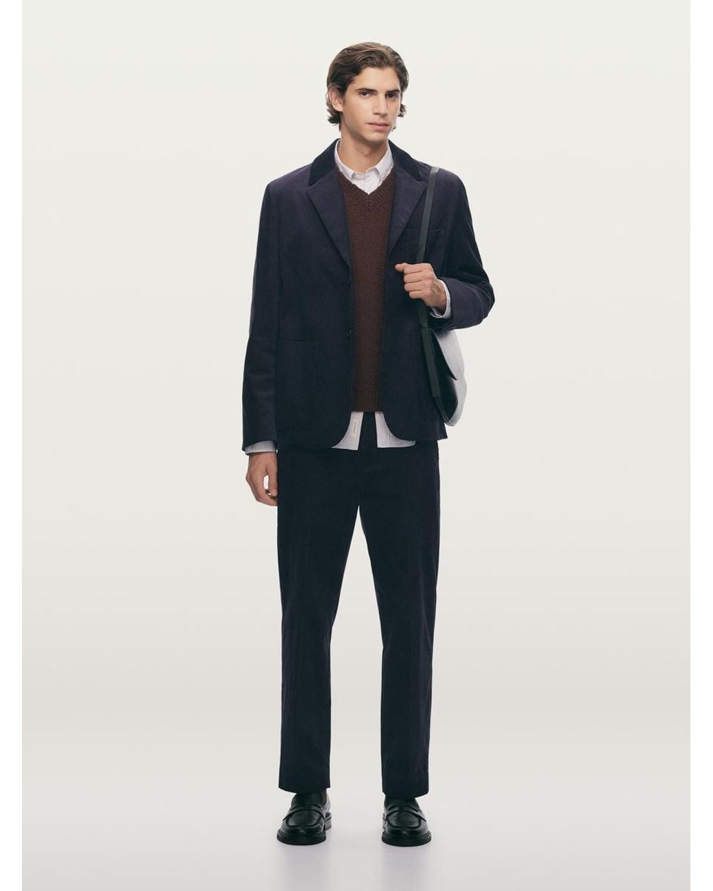 ARKET Black Corduroy Trousers for men