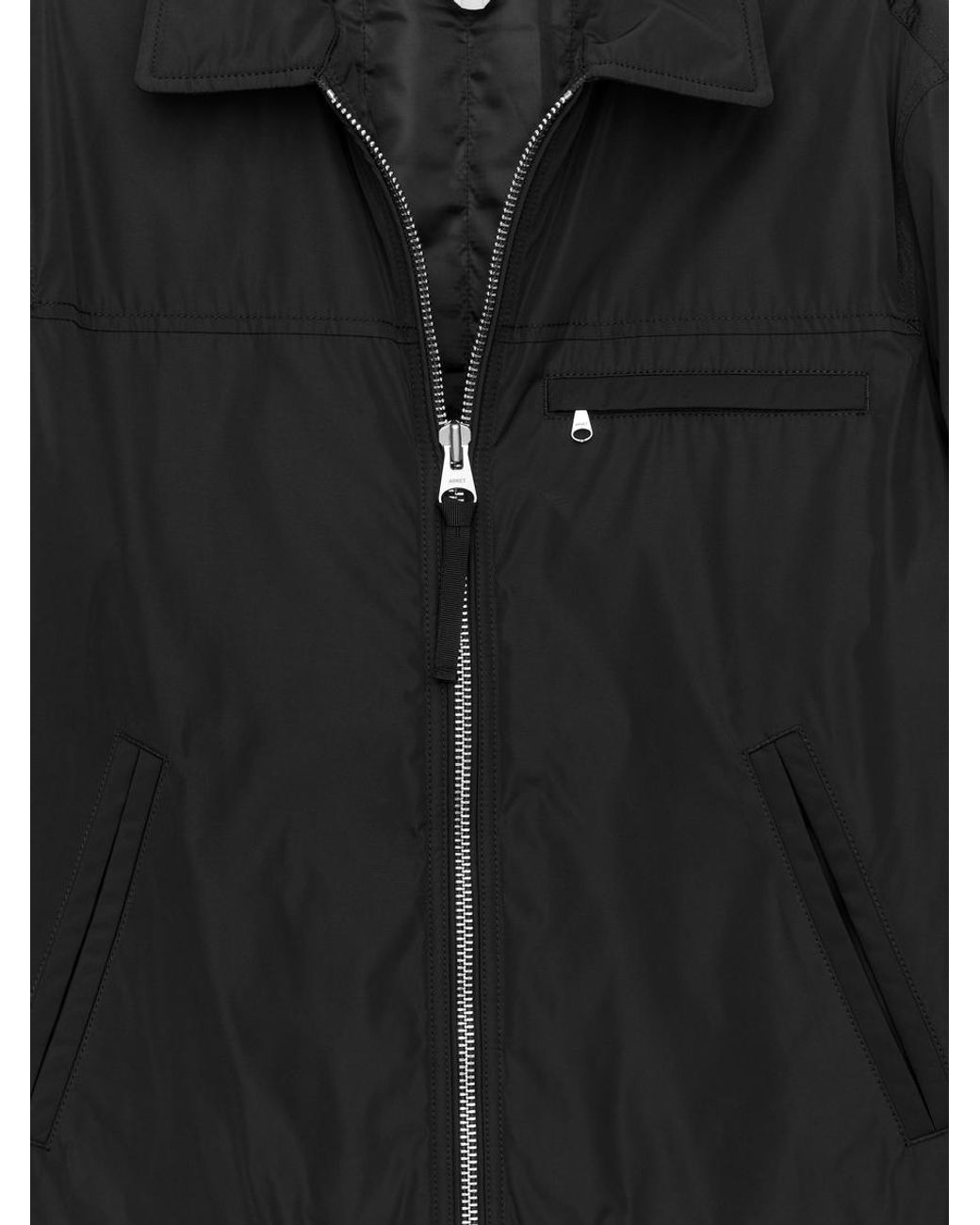 ARKET Black Boxy Nylon Jacket for men