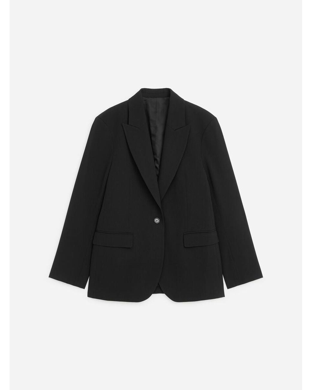 ARKET Black Relaxed Blazer