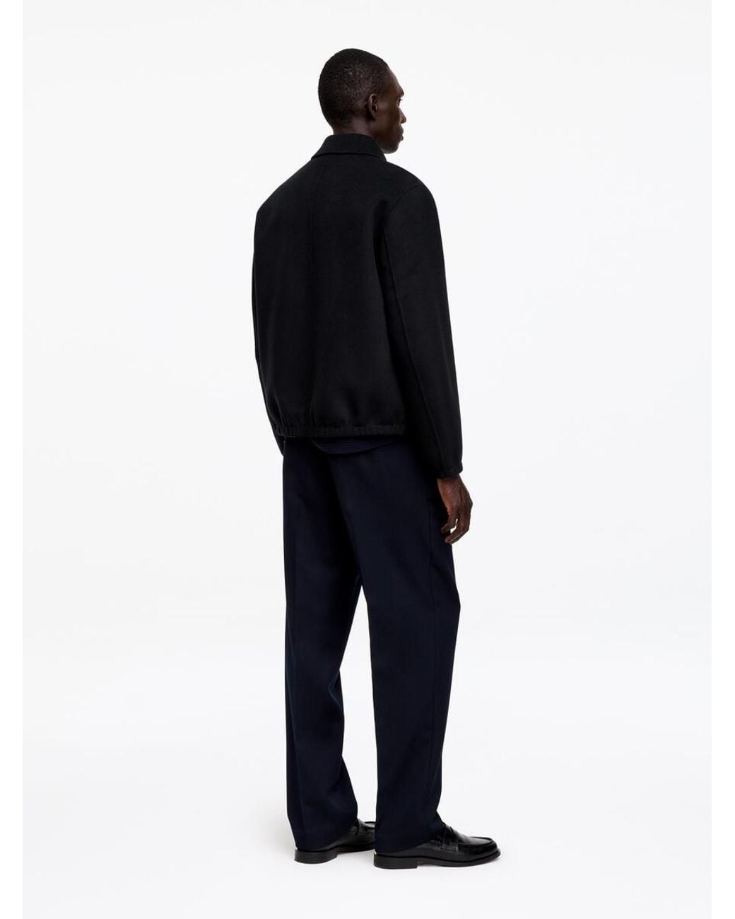 ARKET Blue Wool Blend Doublé Jacket for men