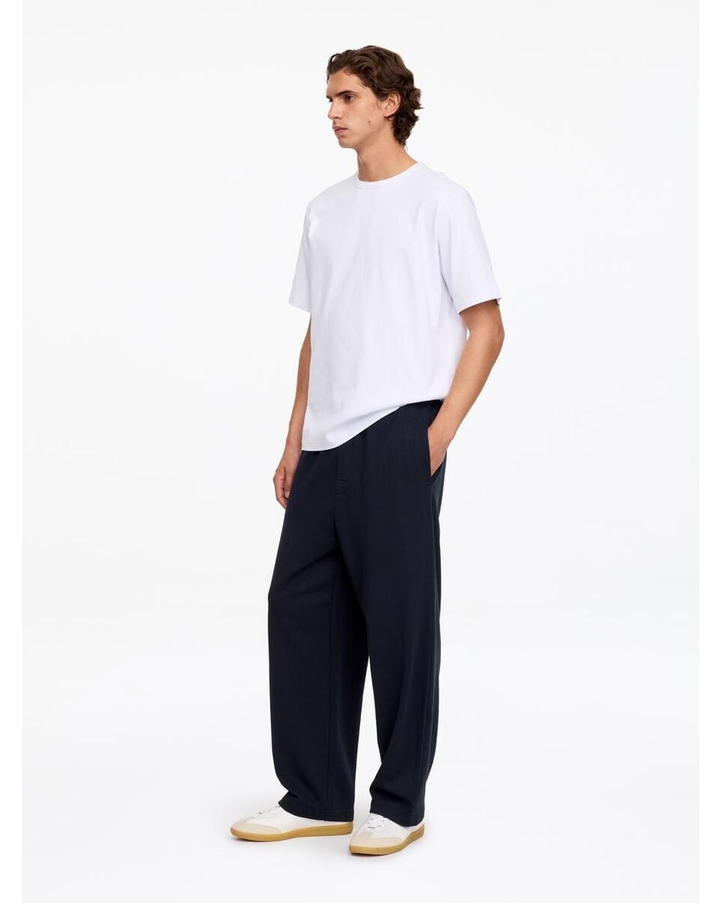 ARKET White Jersey Lounge Trousers for men