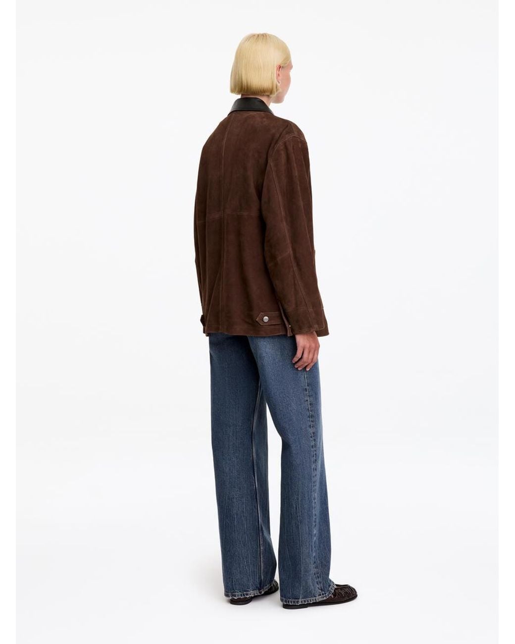 ARKET Brown Suede Jacket