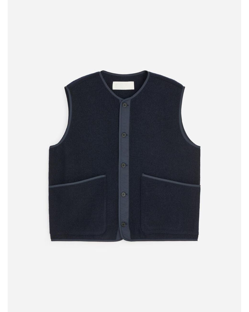 ARKET Black 2-In-1 Wool Vest for men