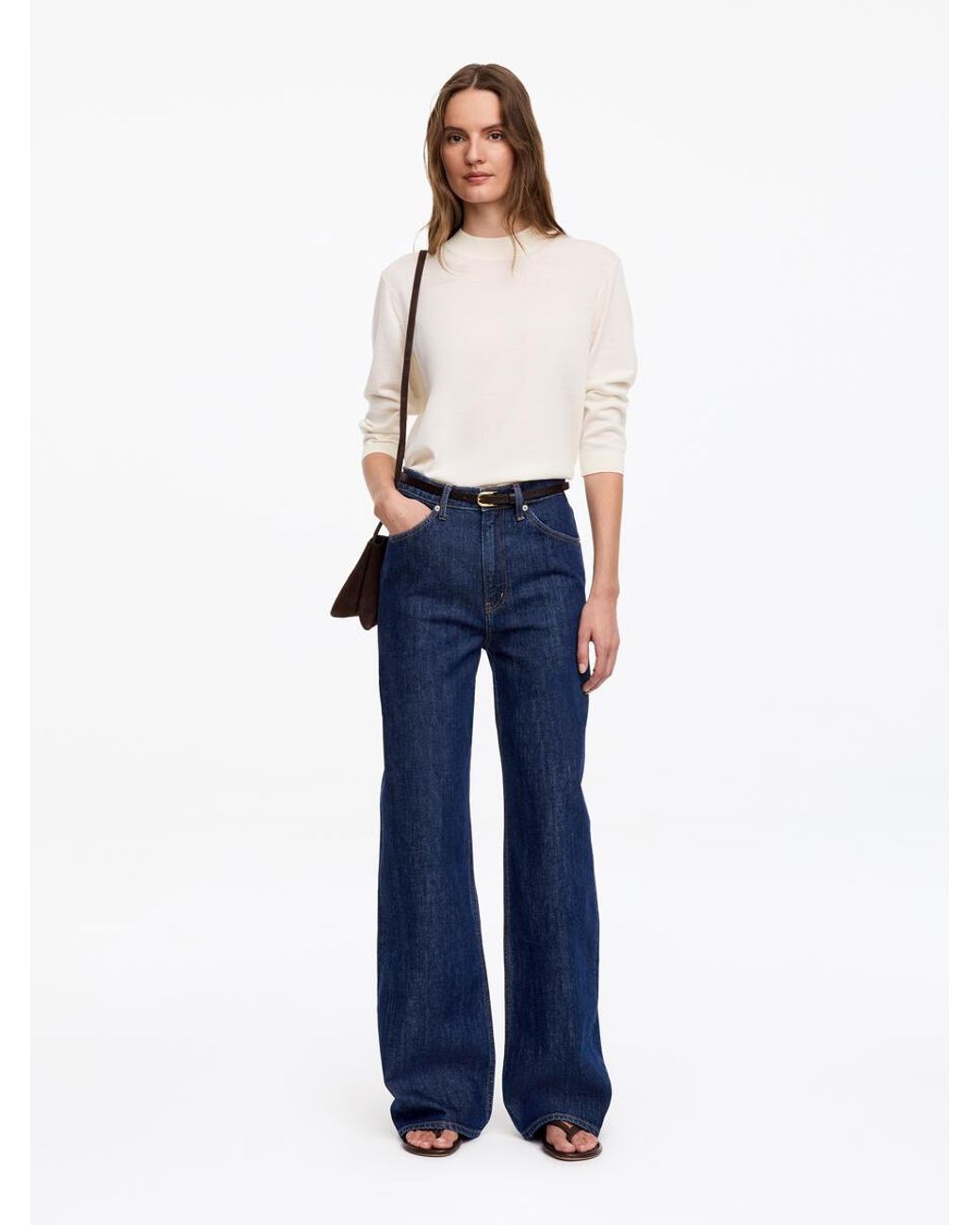 ARKET Blue Lupine Flared Jeans