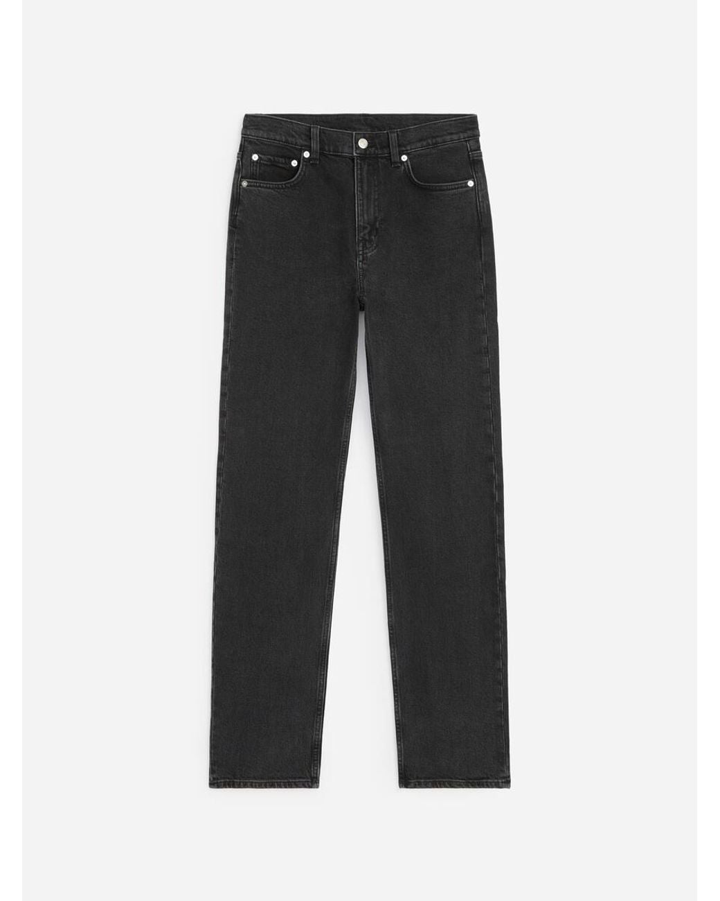 ARKET Black Jade Long Slim Jeans