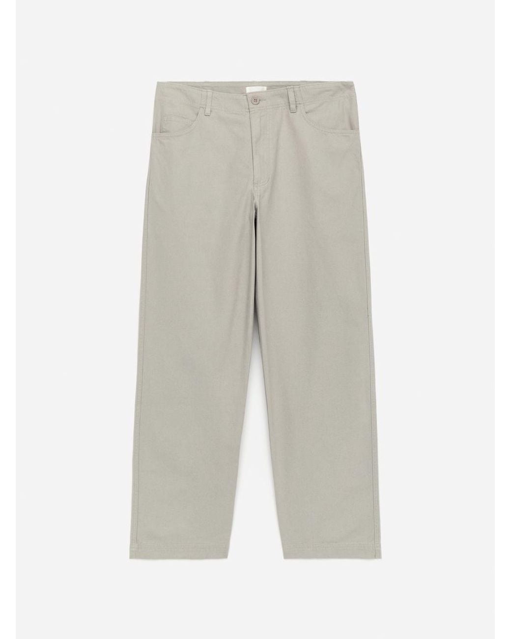 ARKET White Straight Cotton Chinos for men