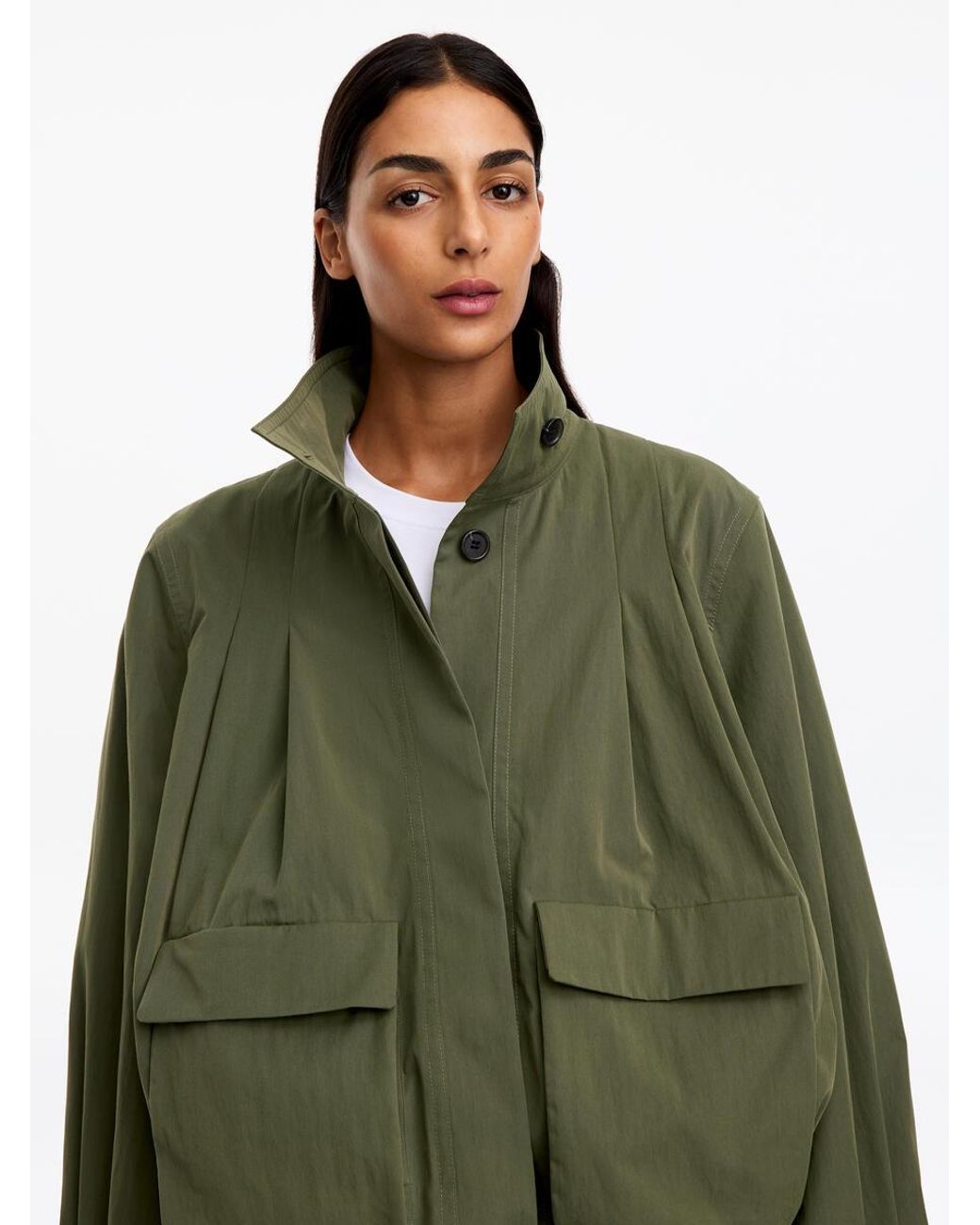 ARKET Green Blouson Jacket