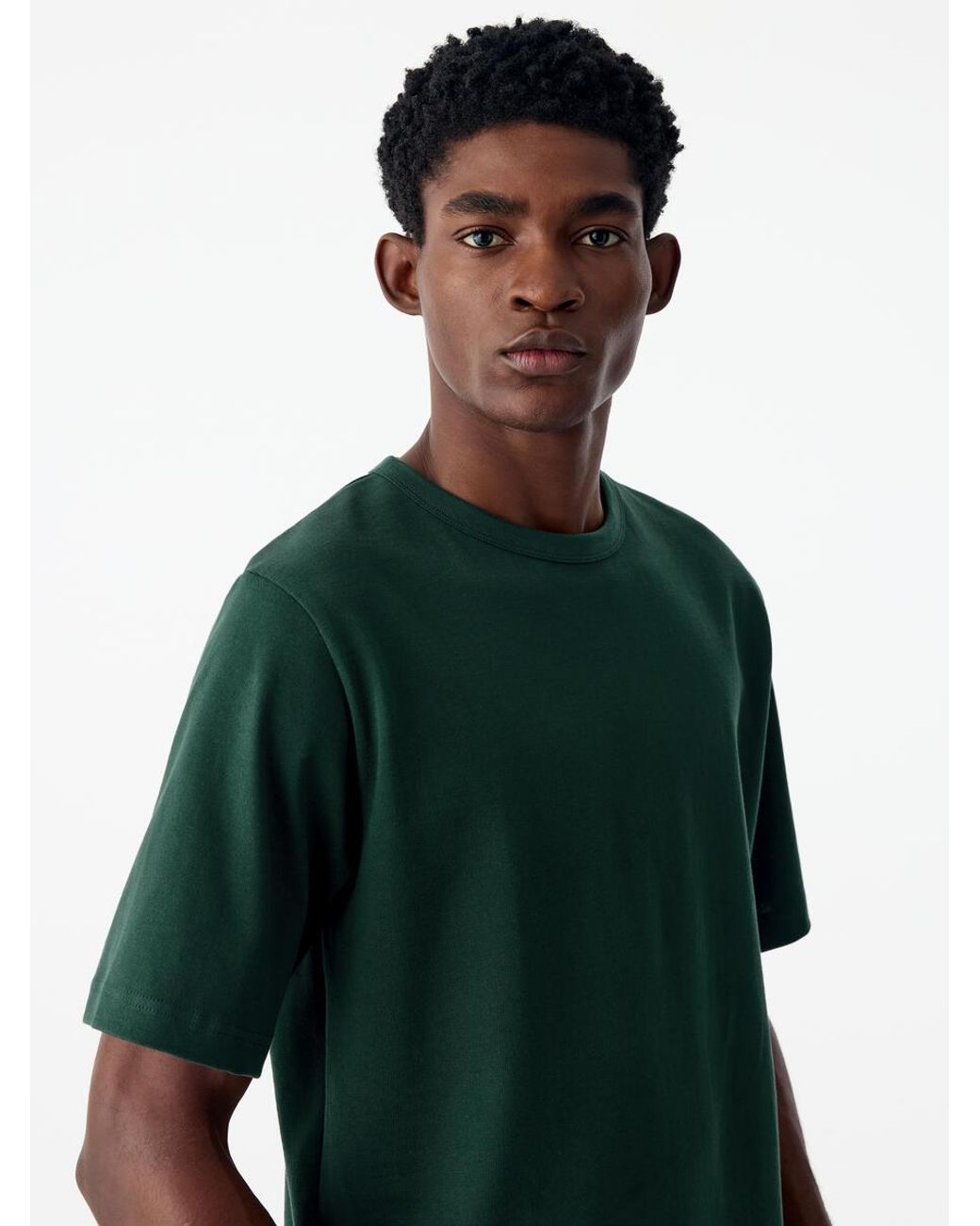 ARKET Green 270 Gsm Oversized T-Shirt for men