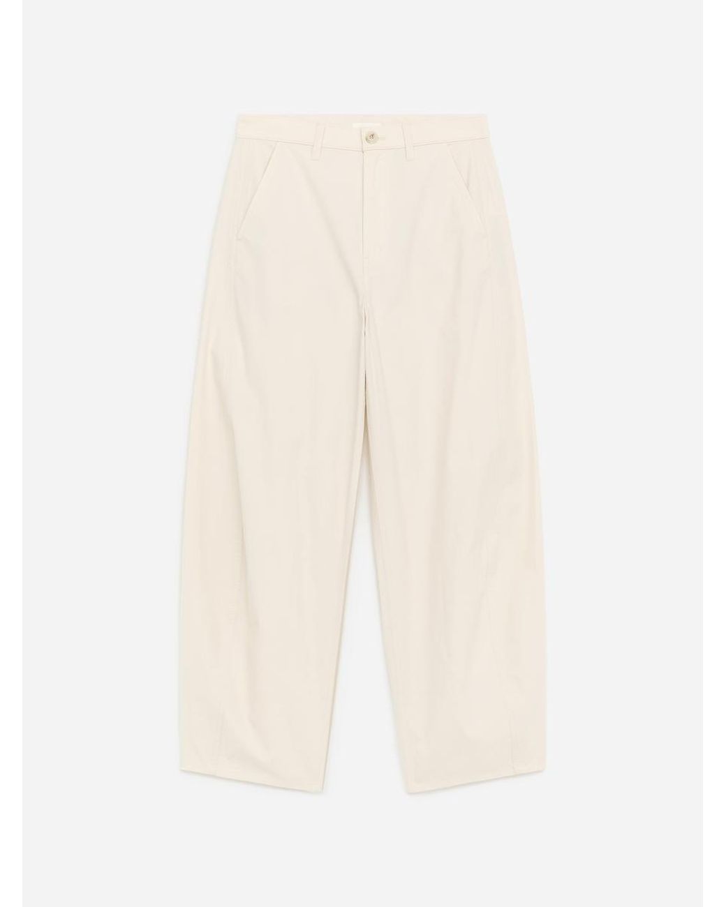 ARKET White Barrel-Leg Trousers