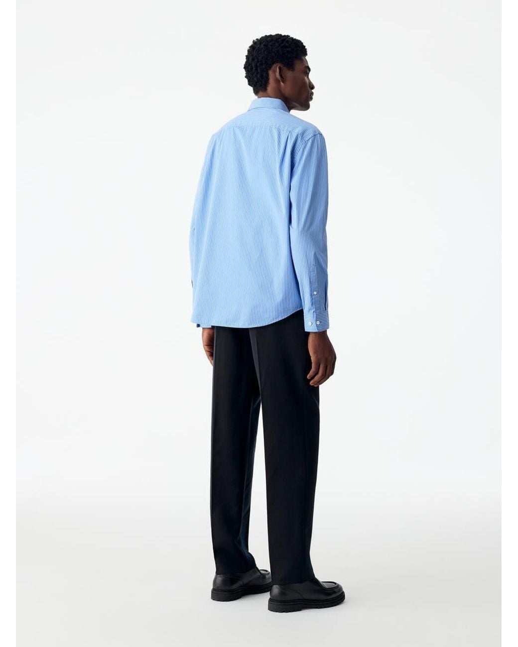 ARKET Blue Slim Wool Trousers for men