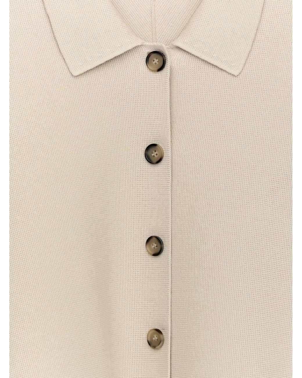 ARKET Natural Knitted Cotton Jacket